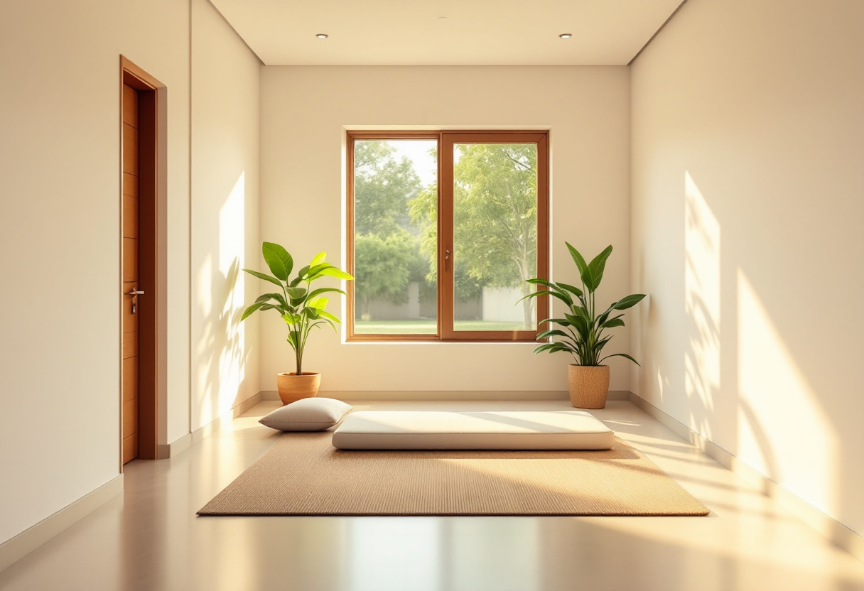Individual private retreat room
